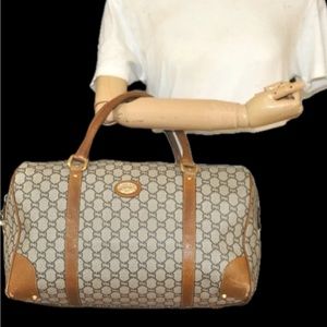 Authentic Vintage Gucci GG Plus Handbag Boston.
